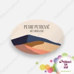 Elipsasta nalepnica - Slika 9