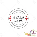 Nalepnica Hvala 3